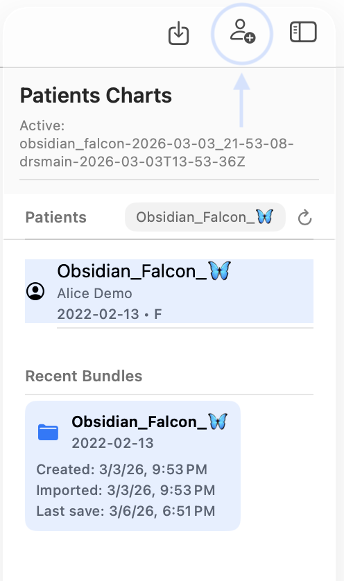 CareFlow Kids — Create patient icon