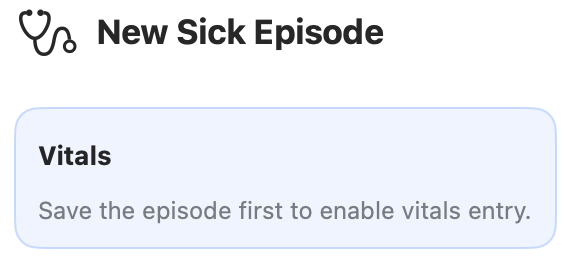 CareFlow Kids — Save episode first